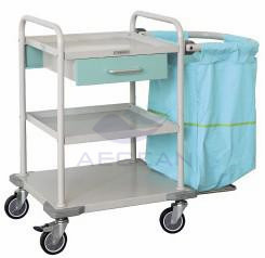 chariot à blanchisserie d'hôpital