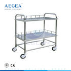 L'hôpital multifonctionnel de fonctionnement d'acier inoxydable de médicament du chariot AG-SS020 transportent en charrette le chariot médical