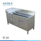 Évier médical de lavage d'hôpital de l'acier inoxydable AG-WAS006 304 de trempage et de main