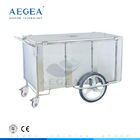 AG-SS069 le métal moderne 3 partie le chariot mobile à acier inoxydable d'hôpital