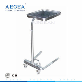 L'OIN de la CE d'AG-SS008C a approuvé la table hydraulique de Mayo de pièce chirurgicale mobile de l'acier inoxydable 304