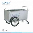 AG-SS025 moderne bon marché avec le prix de chariot à soins de cadre en acier de grande roue